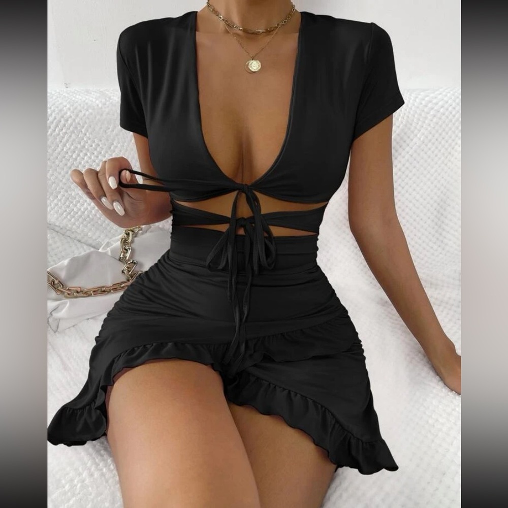 SHEIN LITTLE BLACK DRESS COCKTAIL DRESS DATE DRESS
